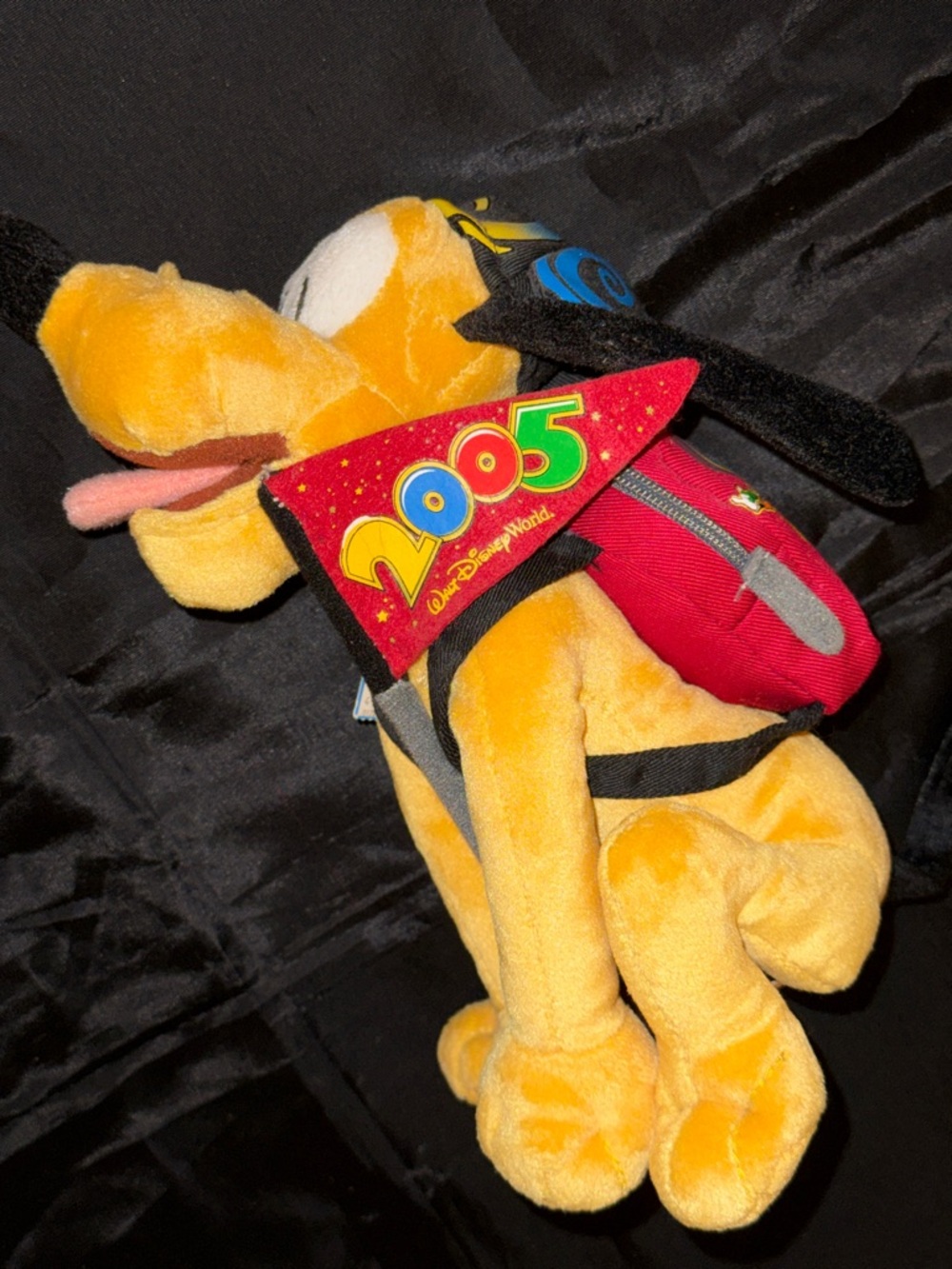 Disney 2005 Pluto Bean Bag collectible Walt Disney’s World vintage NWT